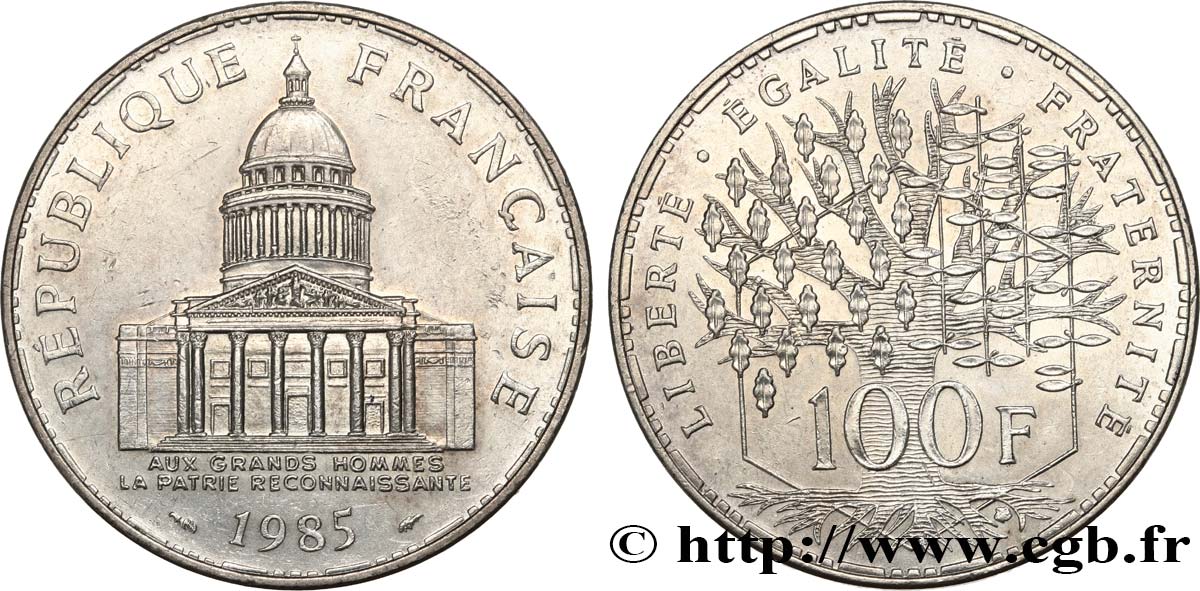 100 francs Panthéon 1985  F.451/5 SUP 