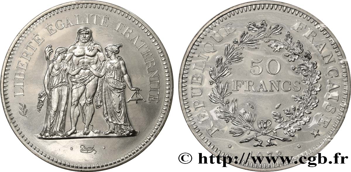 50 francs Hercule 1978  F.427/6 FDC 