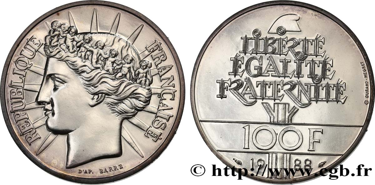 100 francs Fraternité 1988  F.456/2 ST 