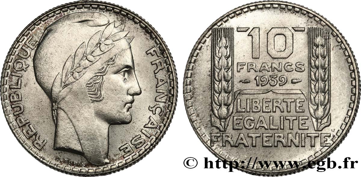 10 francs Turin 1939  F.360/10 fST64 