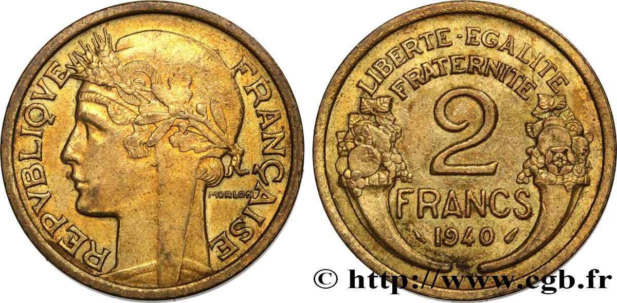 2 francs Morlon 1940  F.268/13 q.SPL 