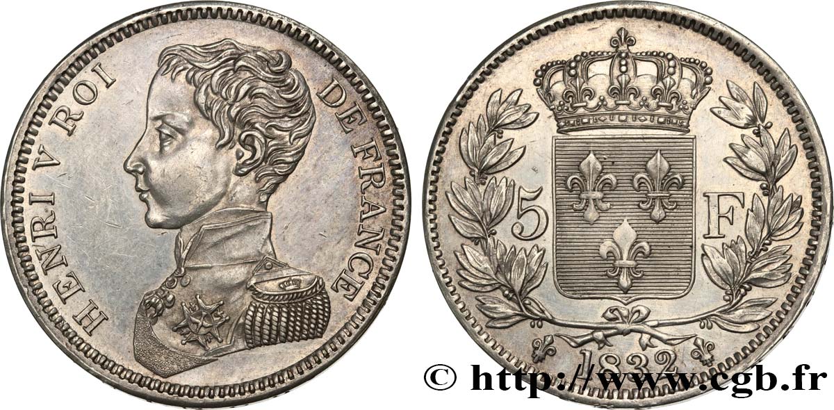 5 francs 1832  VG.2692  MS 