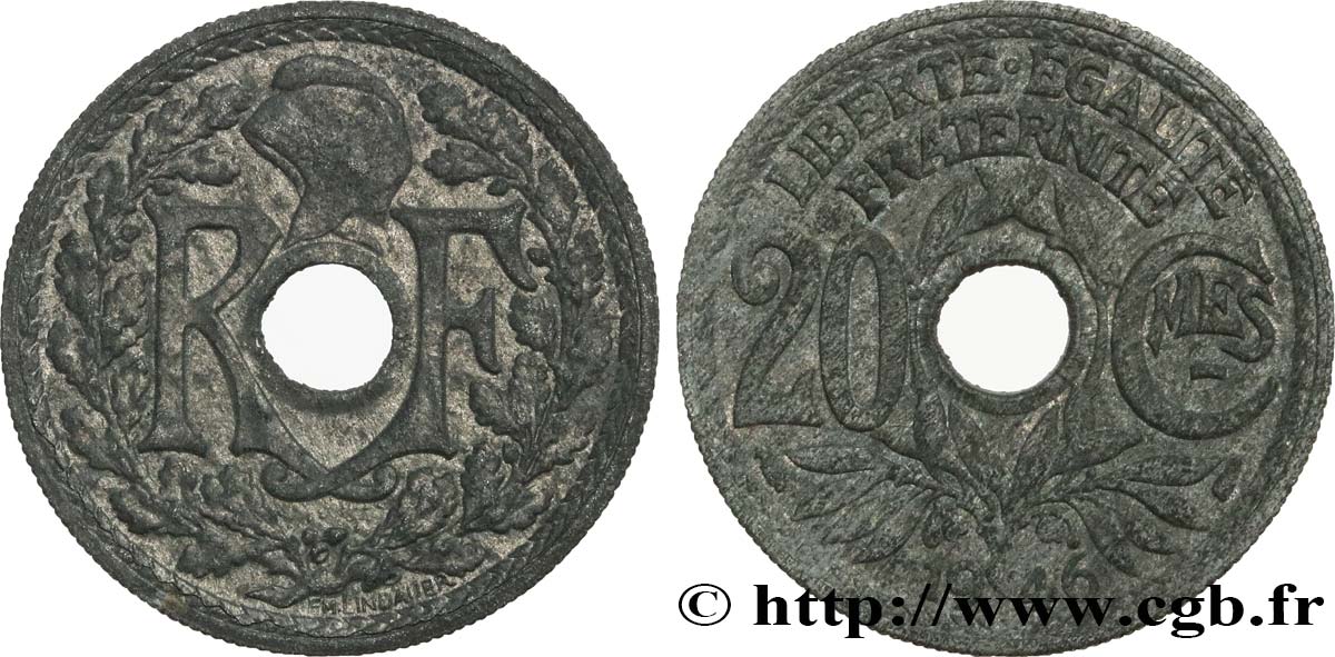 20 centimes Lindauer 1946  F.155/5 BB53 