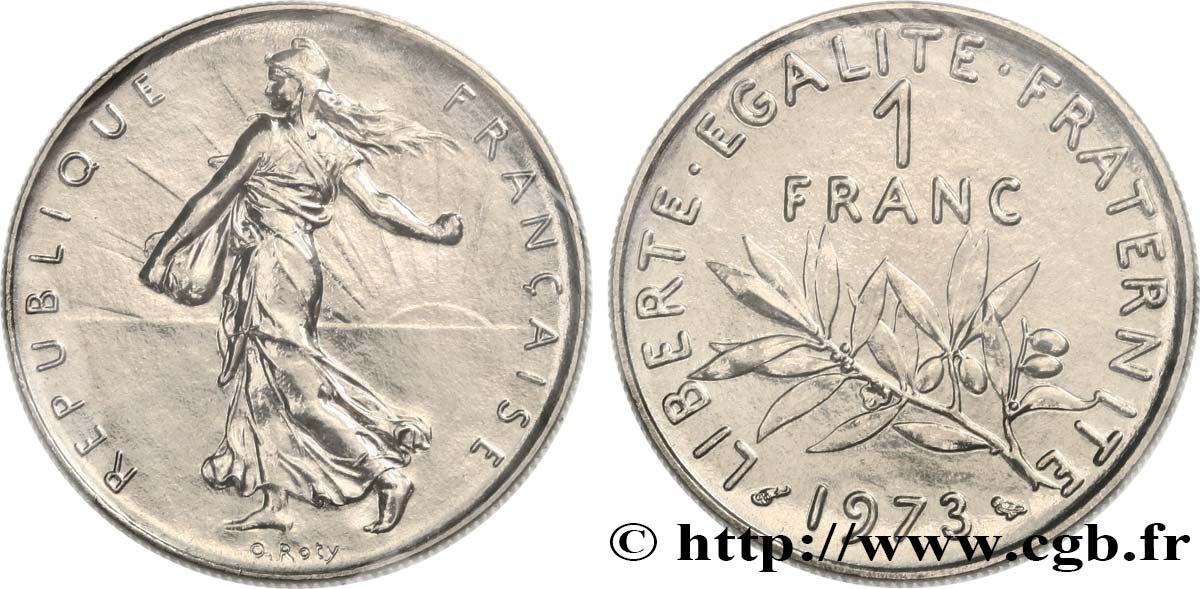 1 franc Semeuse, nickel 1973 Pessac F.226/18 FDC 