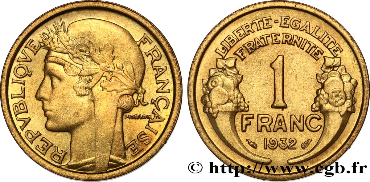 1 franc Morlon 1932 Paris F.219/3 EBC62 