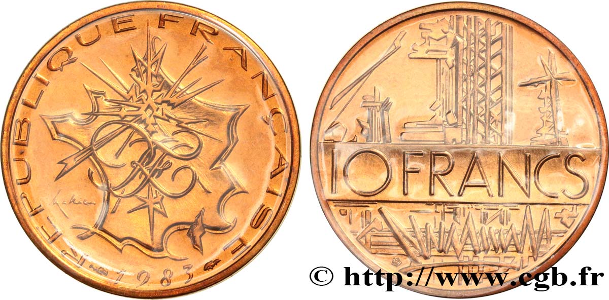 10 francs Mathieu, tranche A 1983 Pessac F.365/11 FDC 