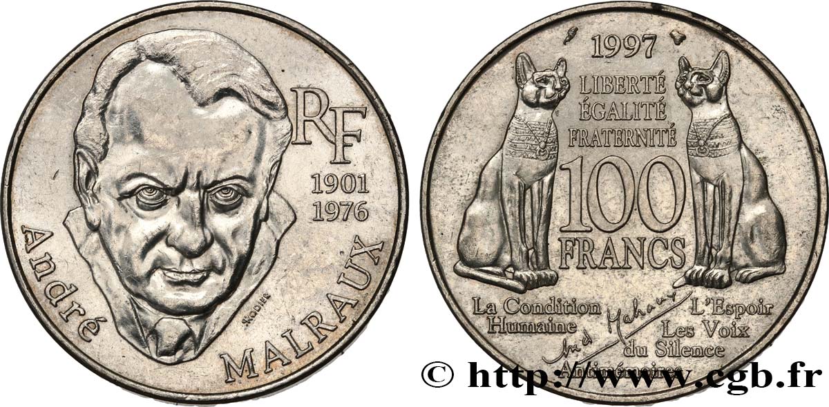 100 francs Malraux 1997  F.465/2 SUP 