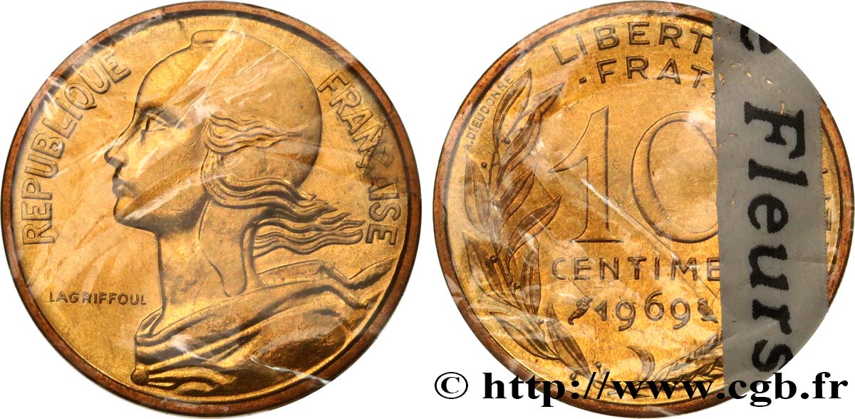 10 centimes Marianne 1969 Paris F.144/9 ST 