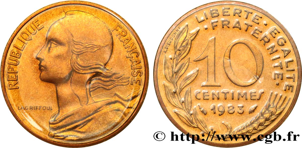 10 centimes Marianne 1983 Pessac F.144/23 FDC 