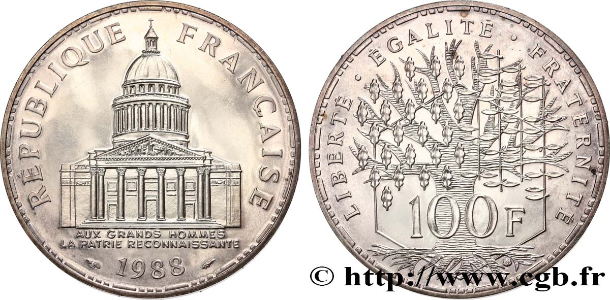 100 francs Panthéon 1988  F.451/8 ST 