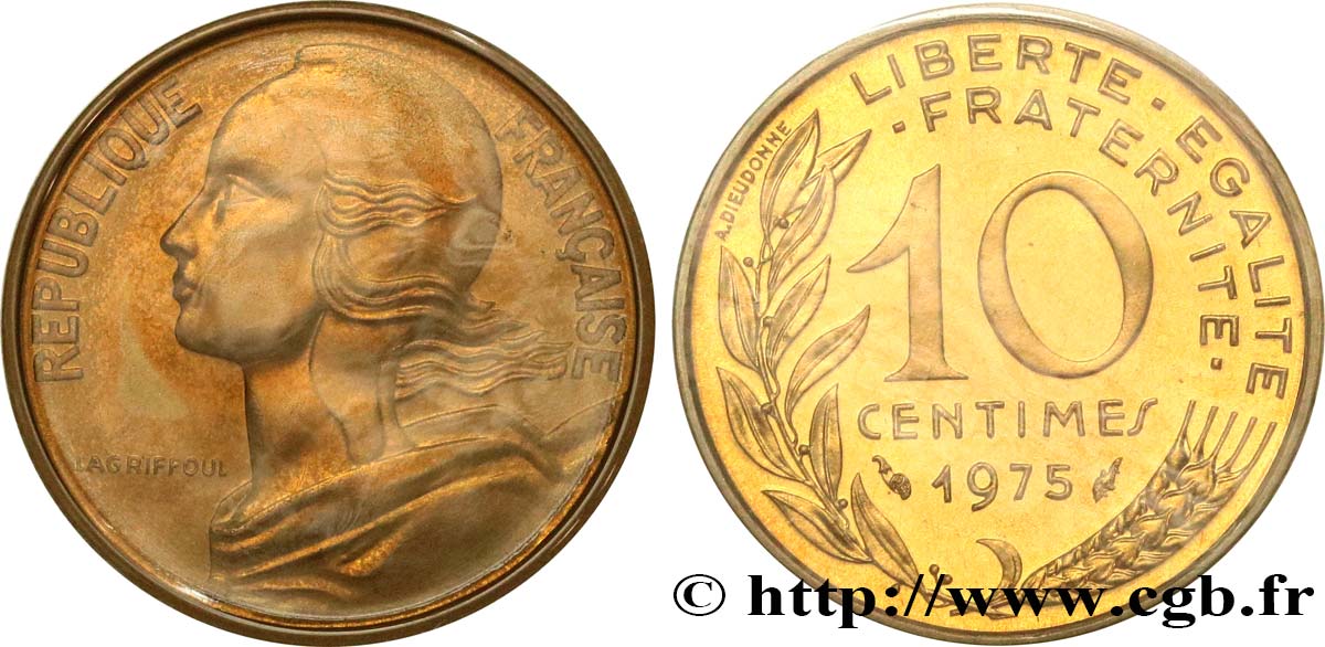 10 centimes Marianne 1975 Pessac F.144/15 ST 