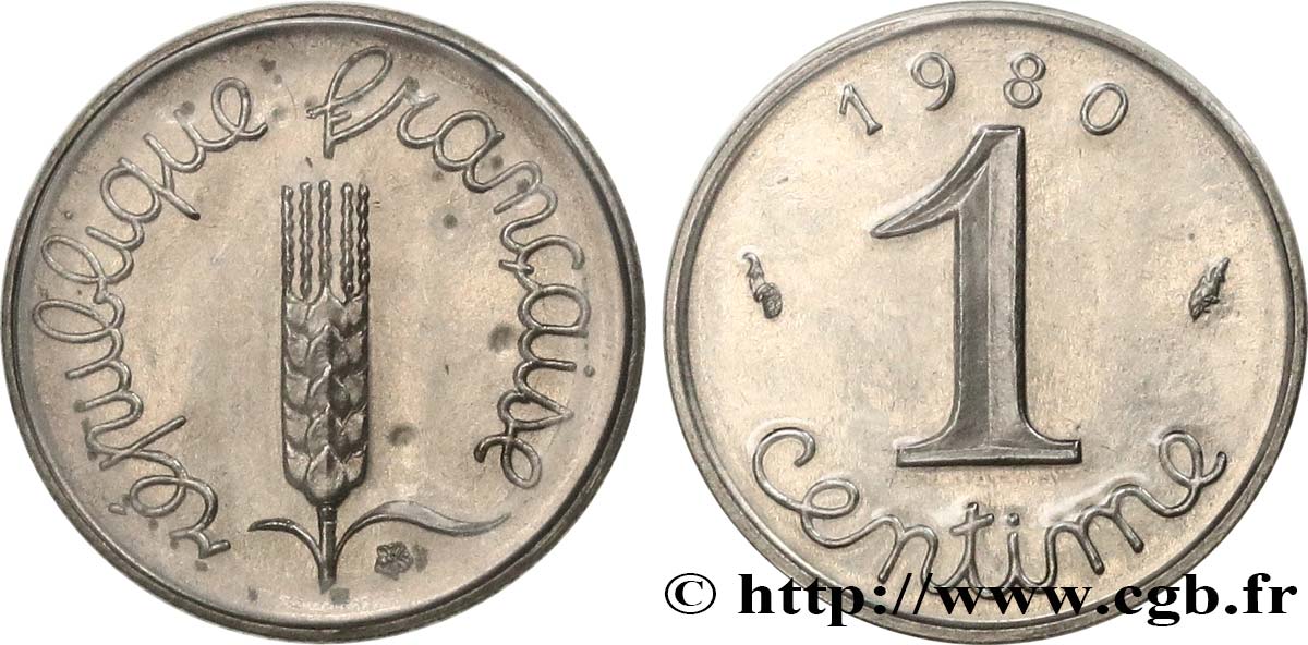 1 centime Épi 1980 Pessac F.106/37 FDC 