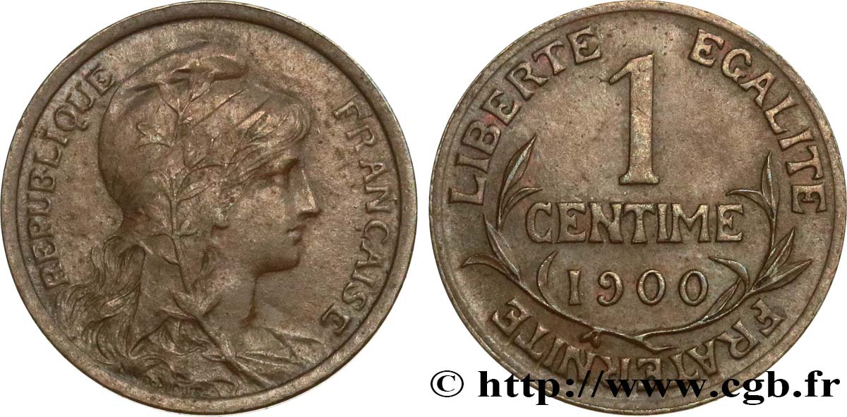 1 centime Daniel-Dupuis 1900 Paris F.105/4 BB45 