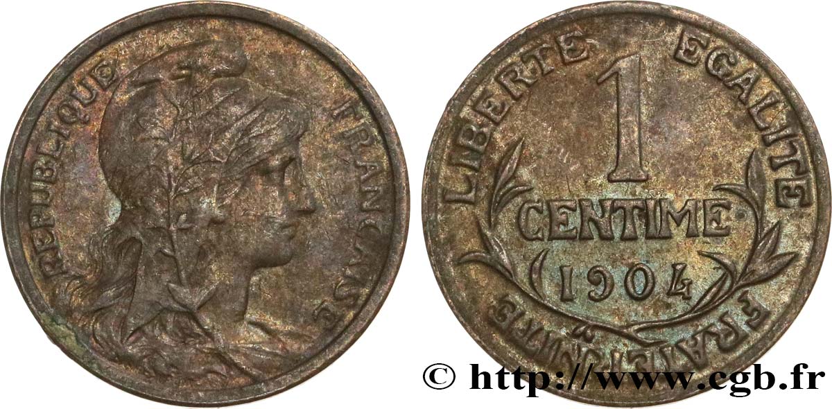 1 centime Daniel-Dupuis 1904 Paris F.105/9 BB45 