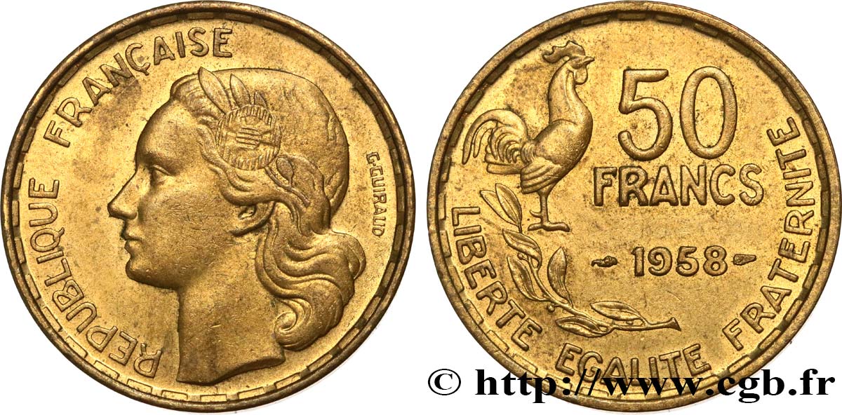 50 francs Guiraud 1958 Paris F.425/14 EBC55 