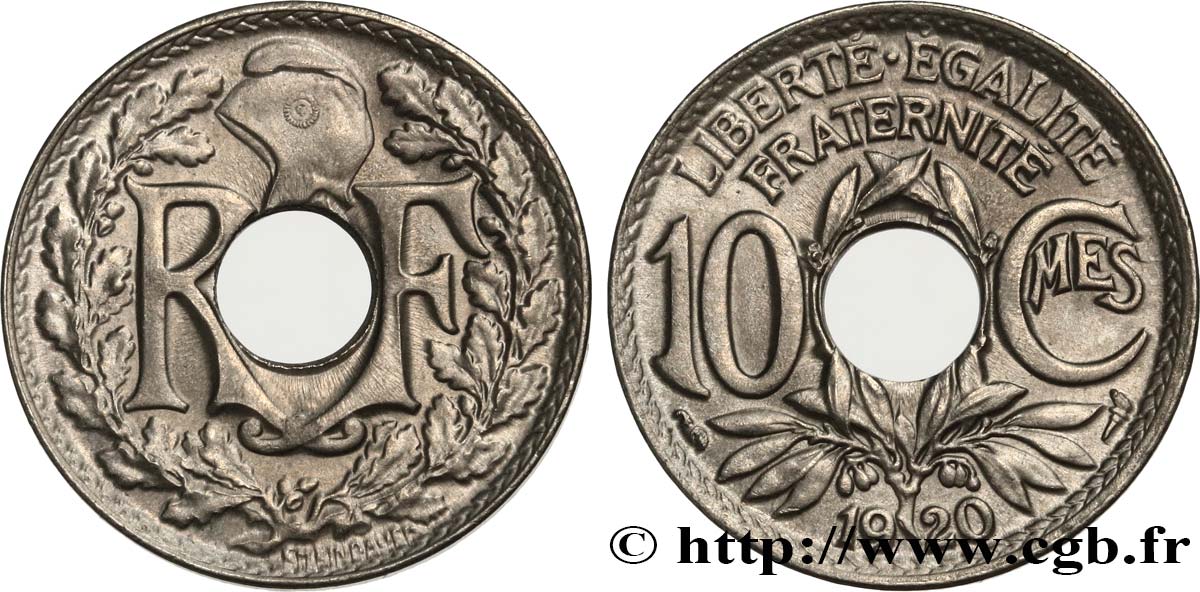 10 centimes Lindauer 1920  F.138/4 SPL63 