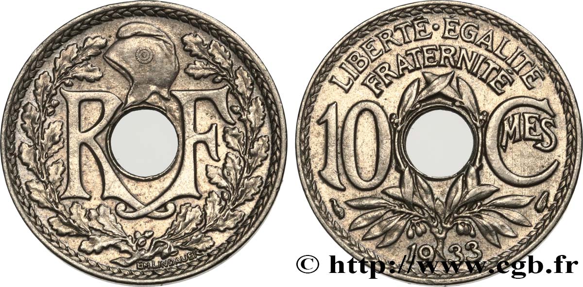 10 centimes Lindauer 1933  F.138/20 SUP62 