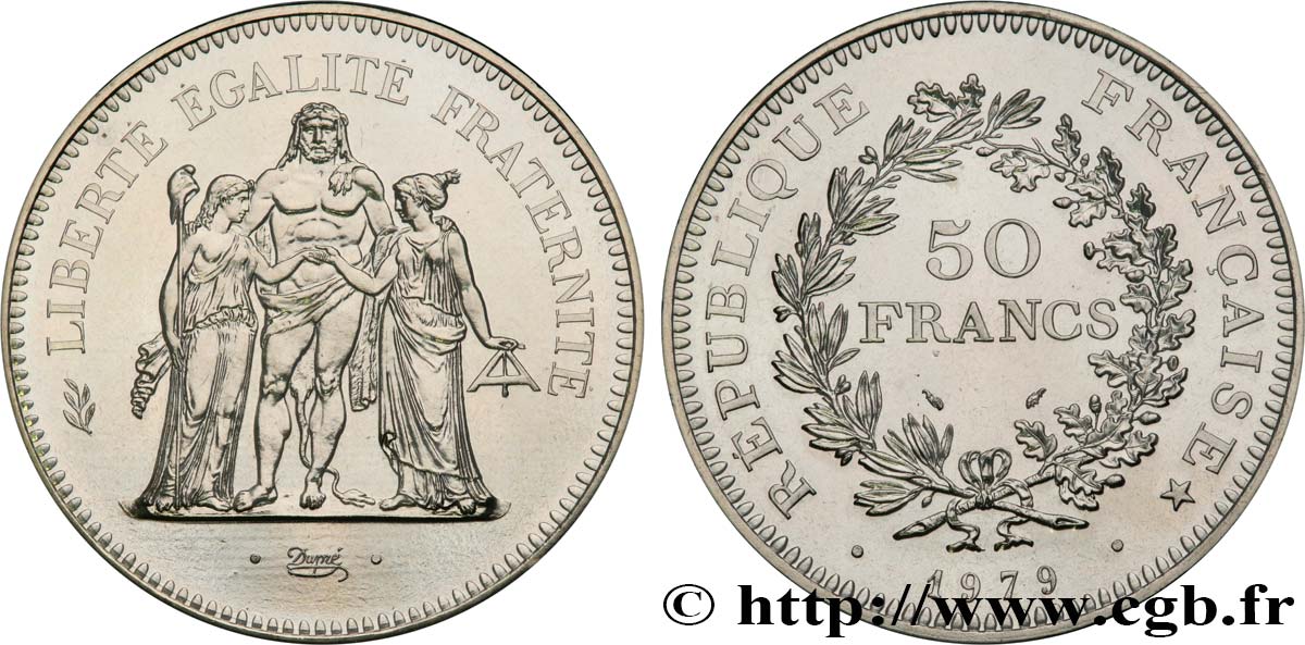 50 francs Hercule 1979  F.427/7 FDC 