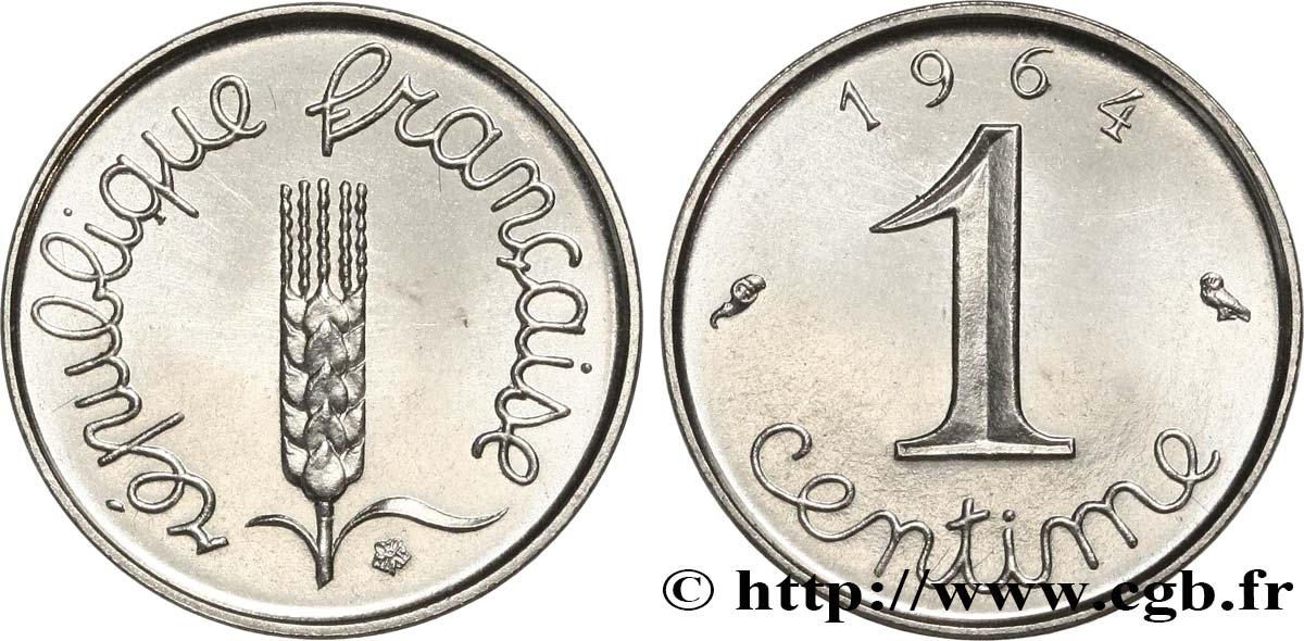 1 centime Épi 1964 Paris F.106/8 SPL 