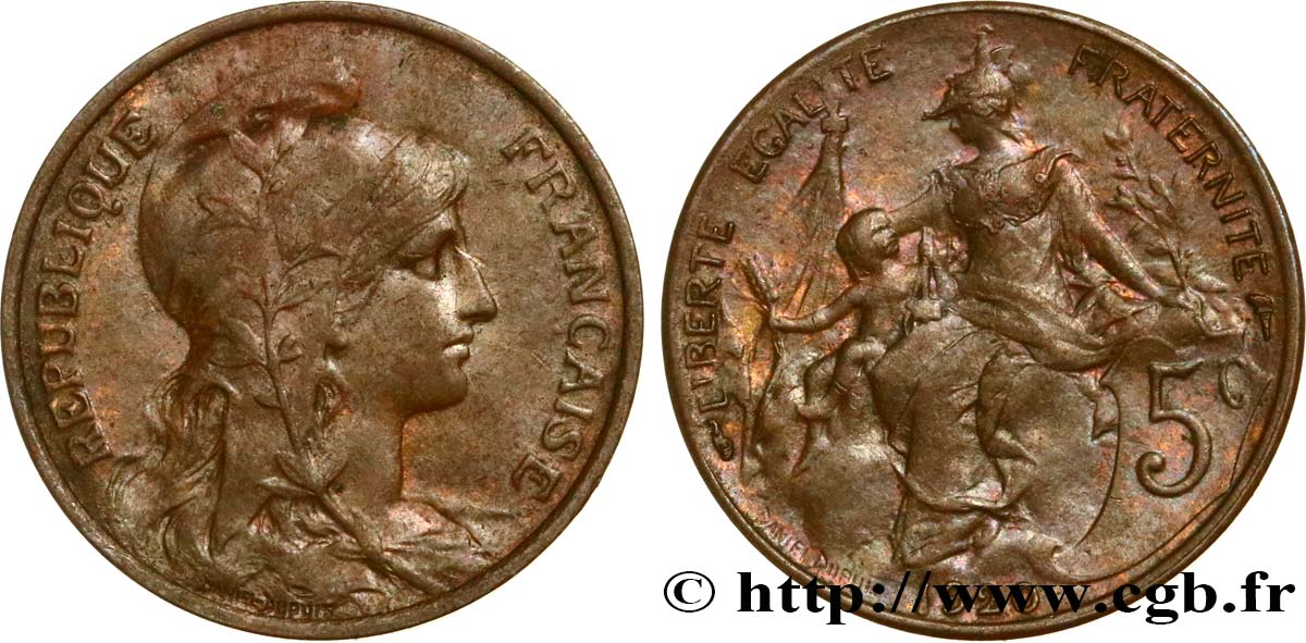 5 centimes Daniel-Dupuis 1920  F.119/31 MBC45 