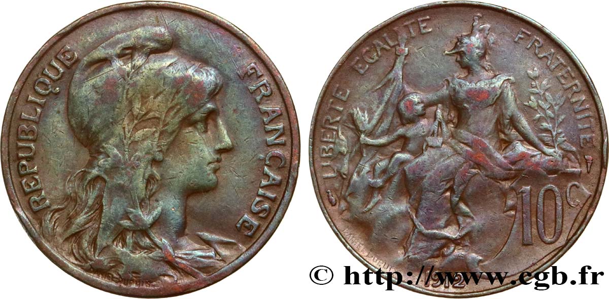 10 centimes Daniel-Dupuis 1912  F.136/21 S35 