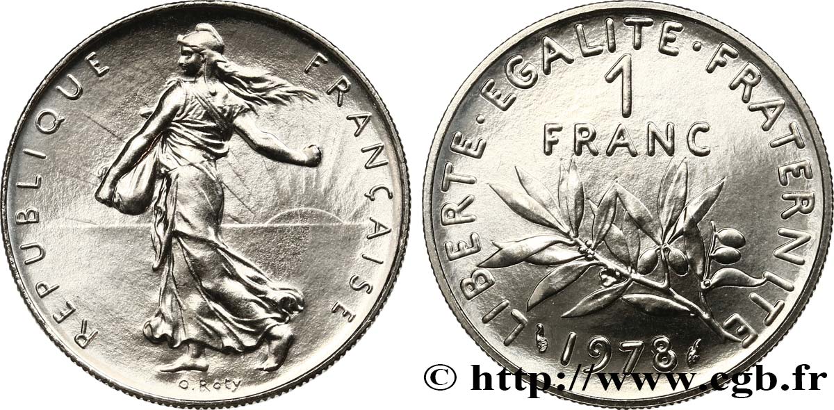 1 franc Semeuse, nickel 1978 Pessac F.226/23 FDC 