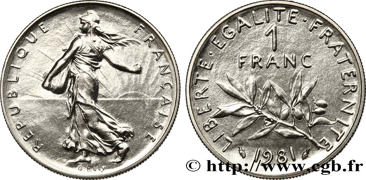 1 franc Semeuse, nickel 1981 Pessac F.226/26 FDC 