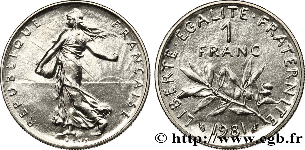 1 franc Semeuse, nickel 1981 Pessac F.226/26 ST 