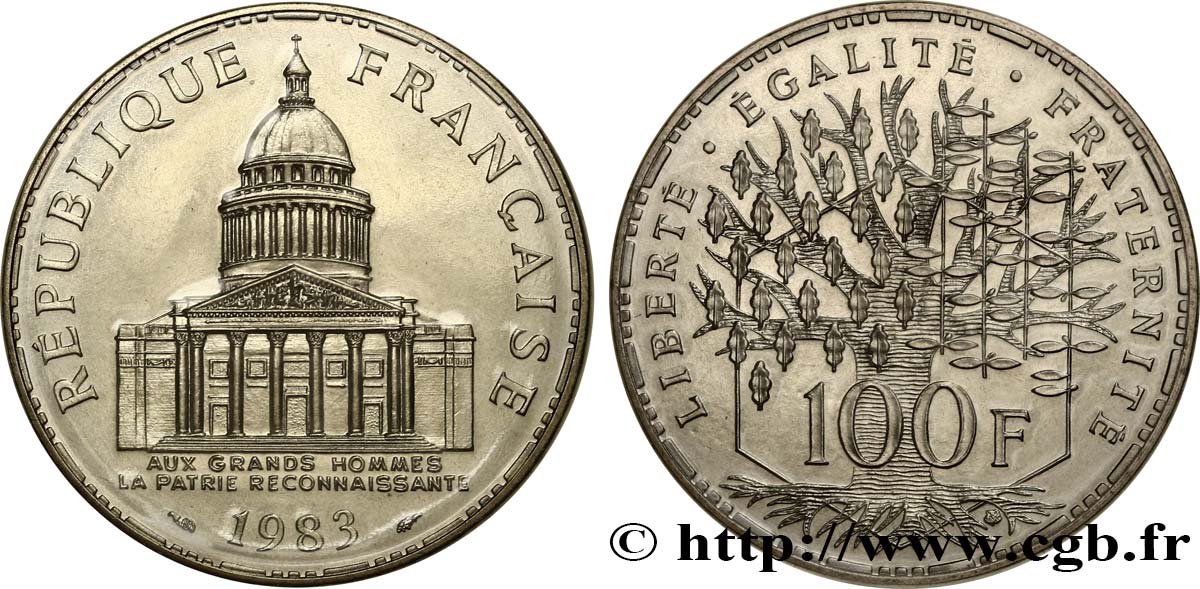 100 francs Panthéon 1983  F.451/3 FDC 