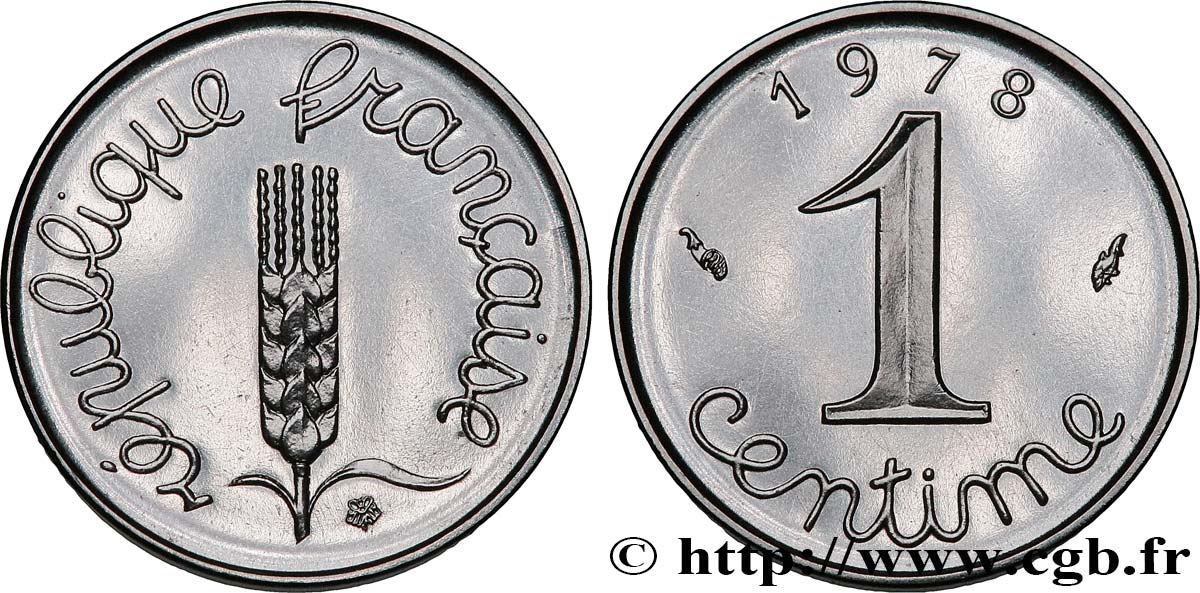 1 centime Épi 1978 Pessac F.106/33 MS 