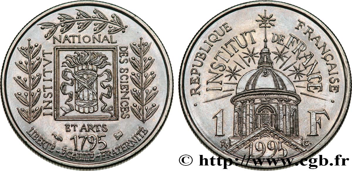 1 franc Institut de France 1995  F.230/2 MS 