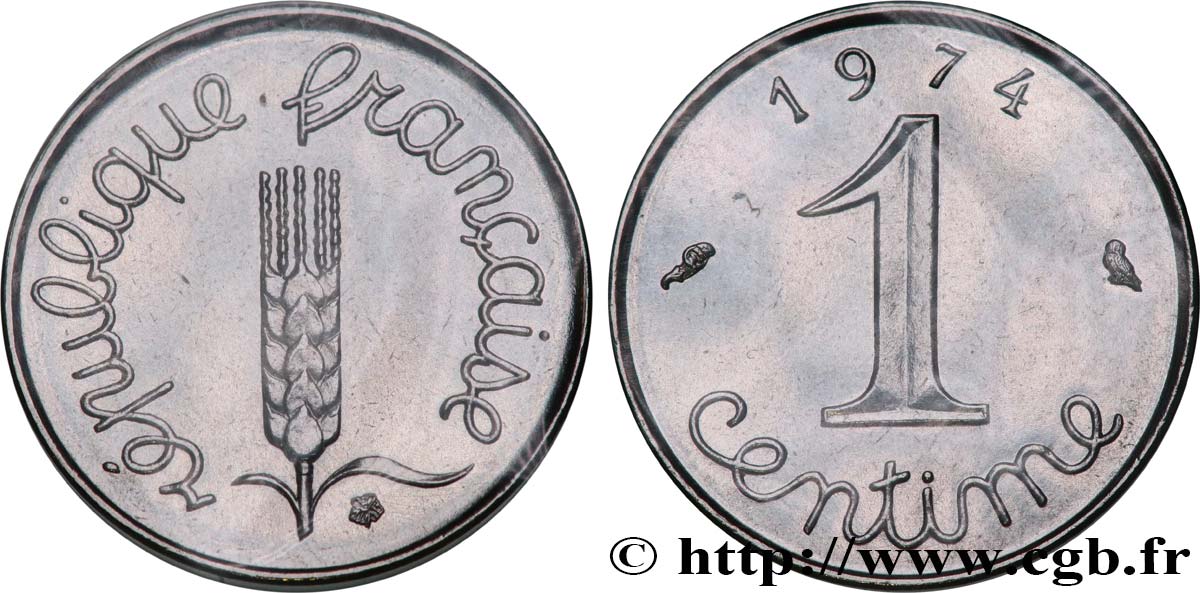1 centime Épi 1974 Pessac F.106/25 FDC 