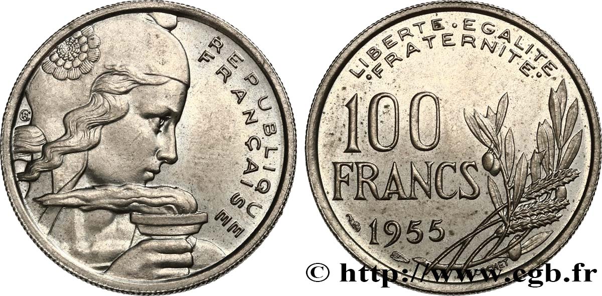 100 francs Cochet 1955  F.450/5 SPL62 
