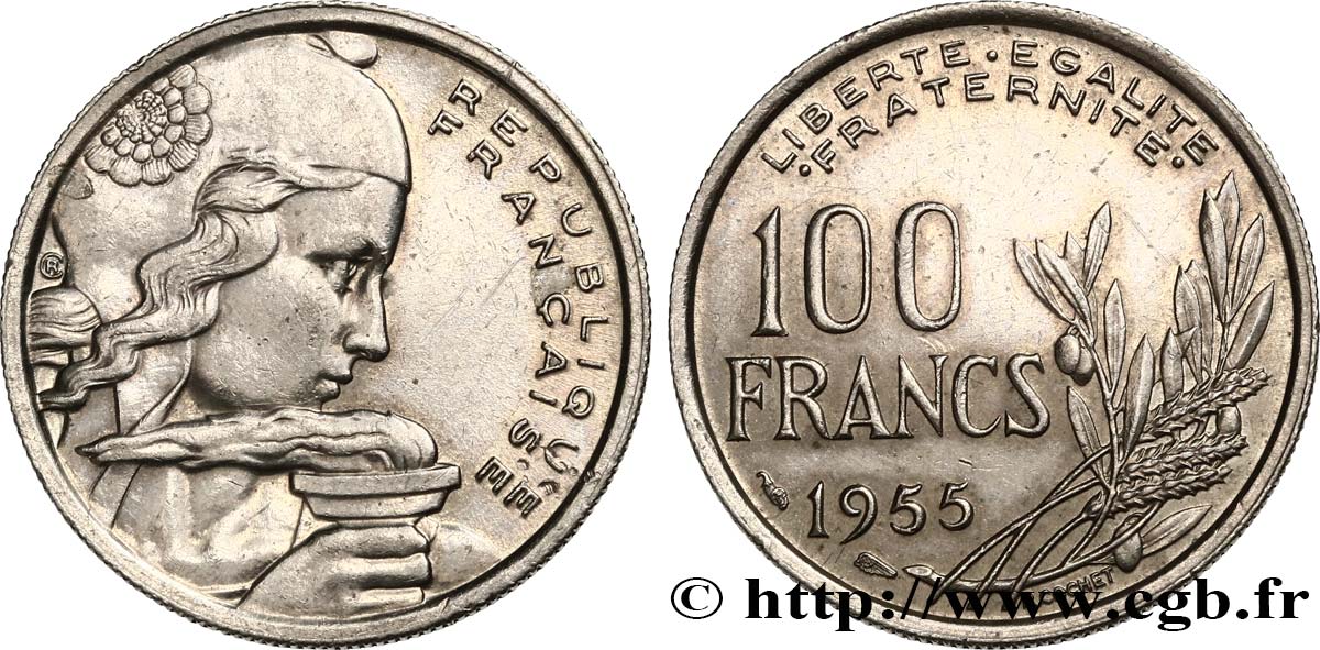 100 francs Cochet 1955  F.450/5 MBC+ 