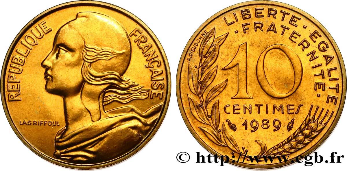 10 centimes Marianne 1989 Pessac F.144/29 ST 
