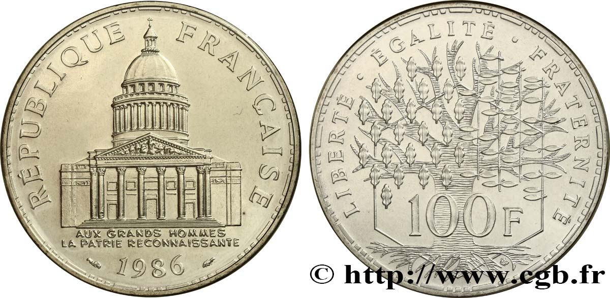 100 francs Panthéon 1986  F.451/6 ST 