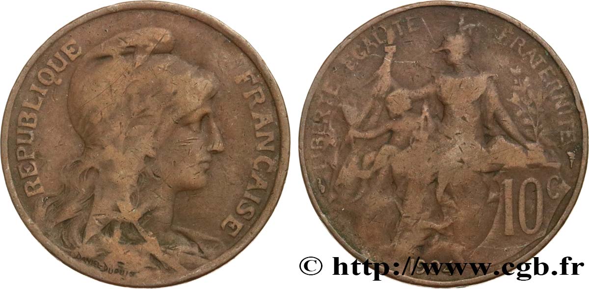 10 centimes Daniel-Dupuis 1904  F.136/13 F12 