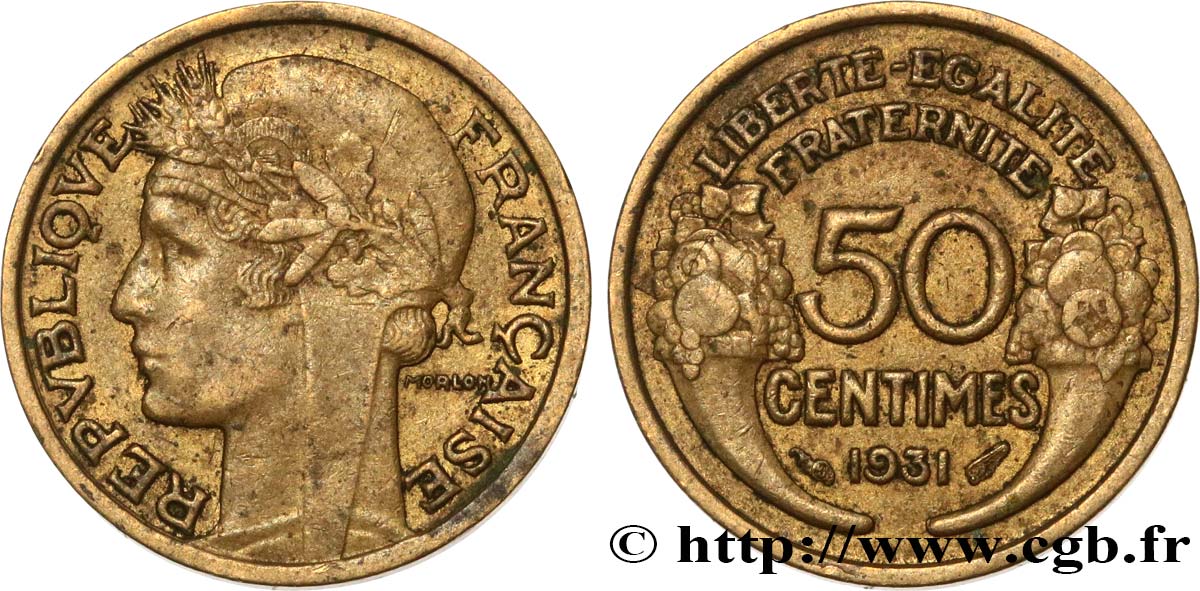50 centimes Morlon 1931  F.192/5 XF40 
