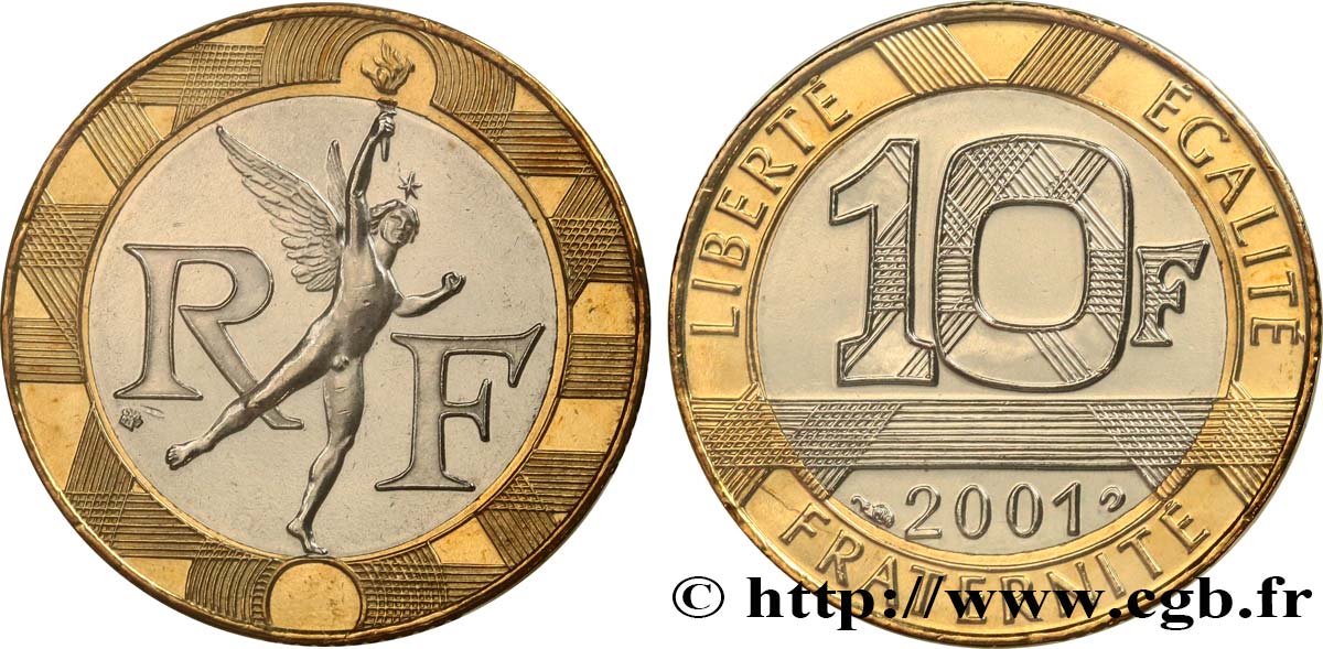 10 francs Génie de la Bastille 2001 Pessac F.375/18 ST 