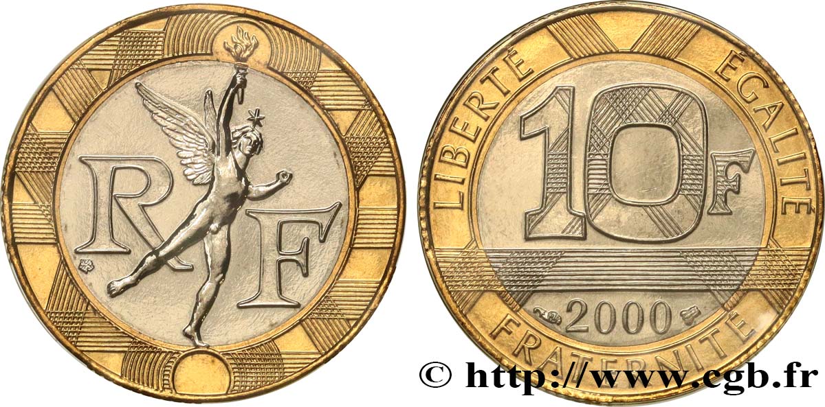 10 francs Génie de la Bastille 2000 Pessac F.375/17 MS 