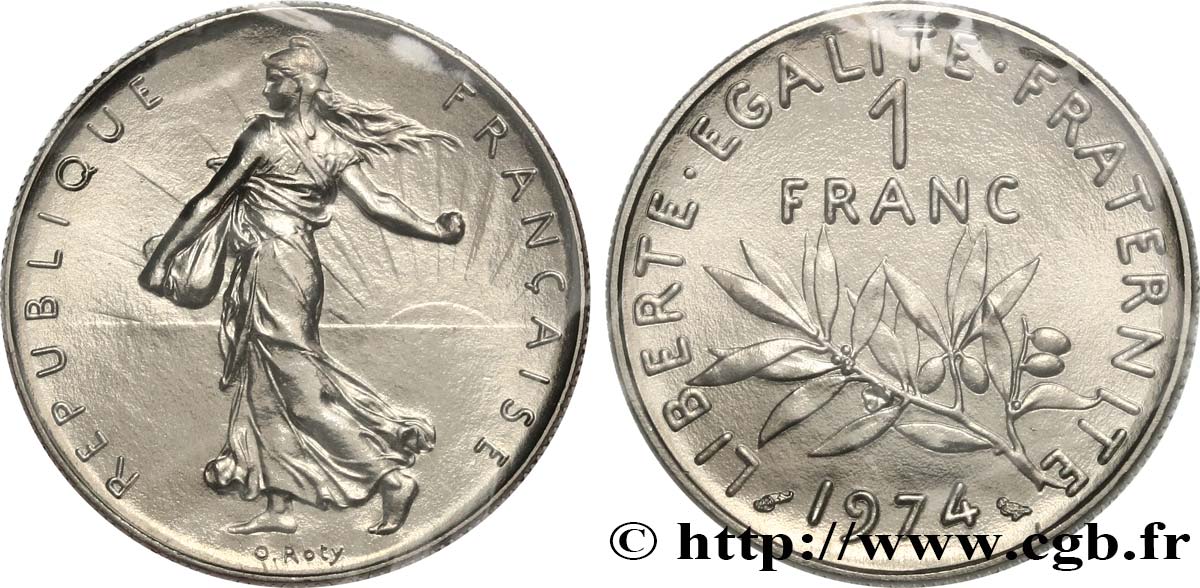 1 franc Semeuse, nickel 1974 Pessac F.226/19 MS 