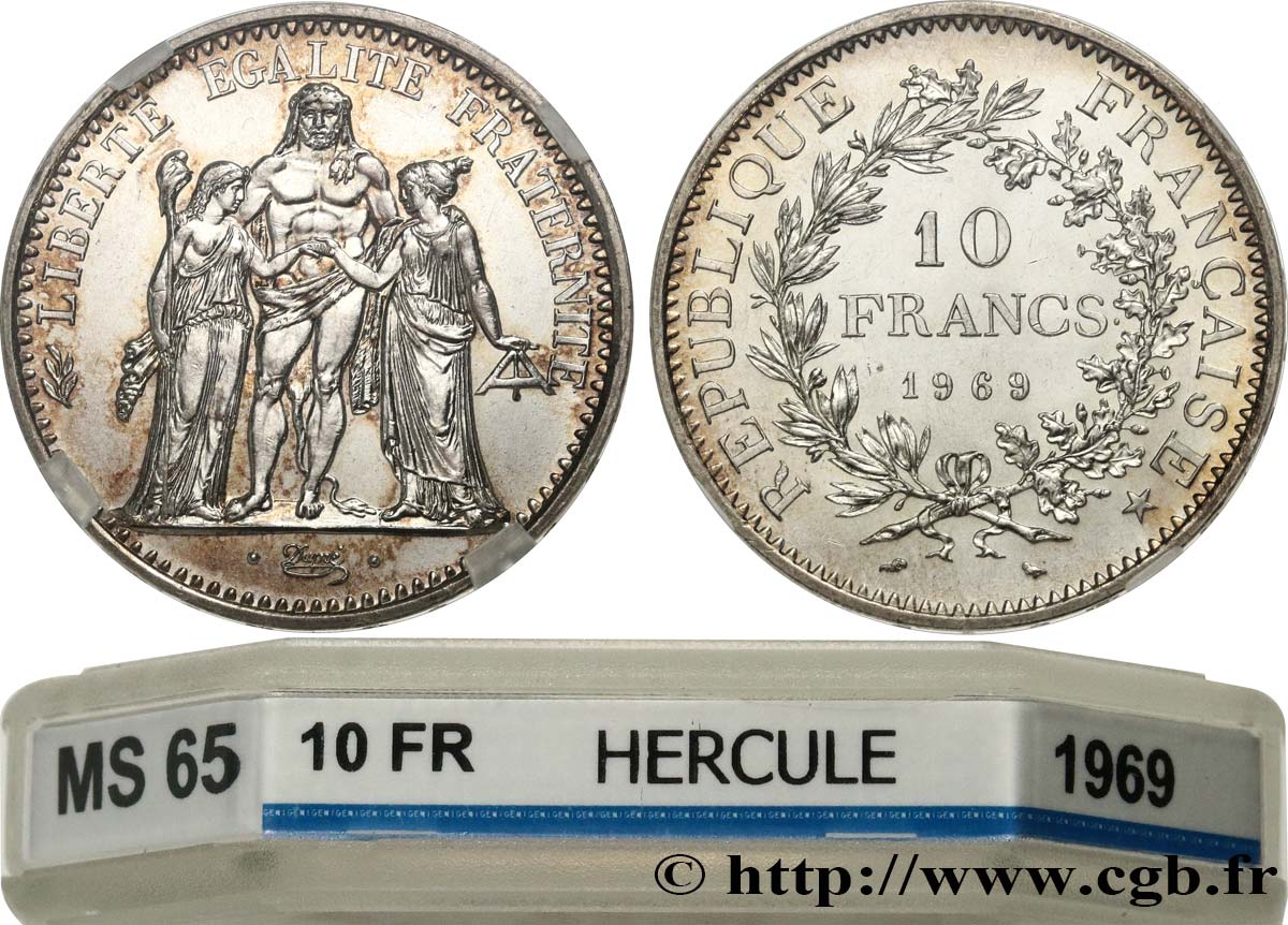 10 francs Hercule 1969  F.364/8 FDC65 GENI