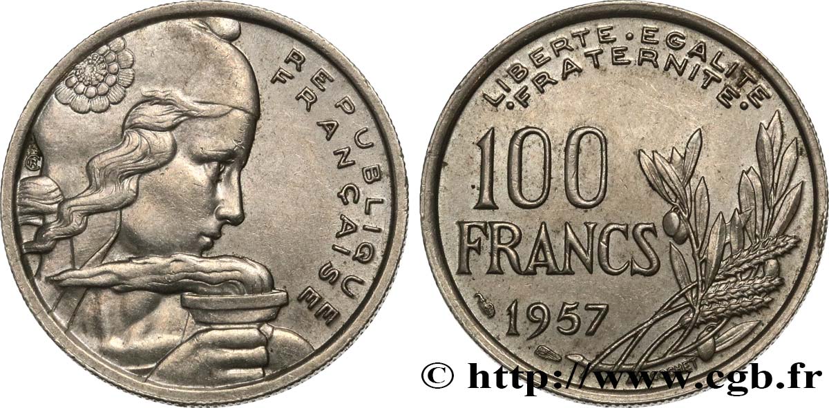 100 francs Cochet 1957  F.450/10 q.SPL 