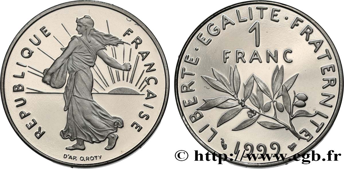 1 franc Semeuse, nickel, BE (Belle Épreuve) 1999 Pessac F.226/47 var. MS 