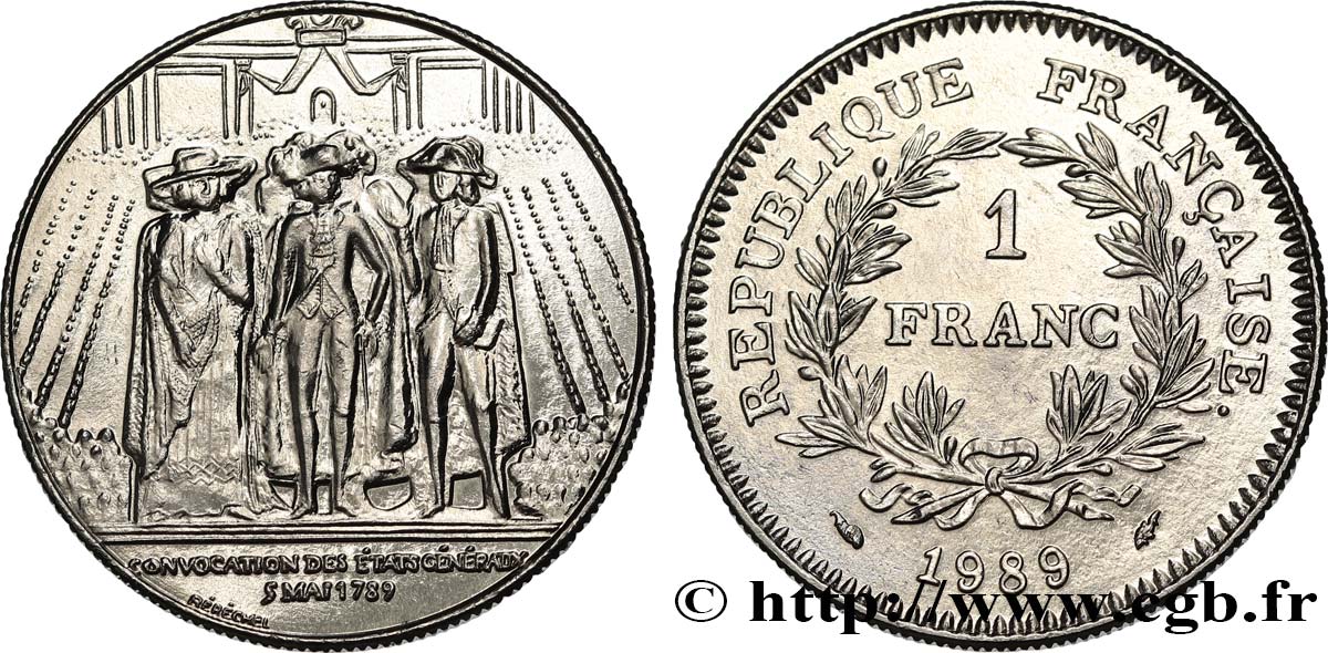 1 franc États Généraux 1989  F.228/2 SC 