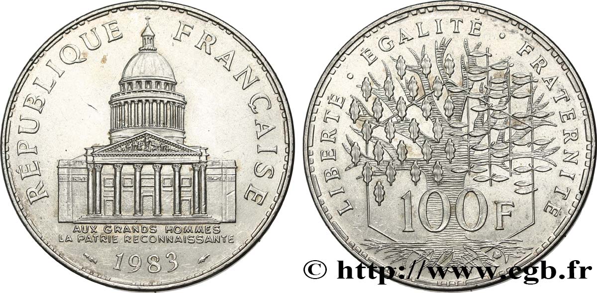100 francs Panthéon 1983  F.451/3 EBC 