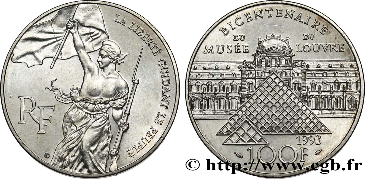 100 francs Liberté guidant le peuple 1993  F.461/2 SUP62 