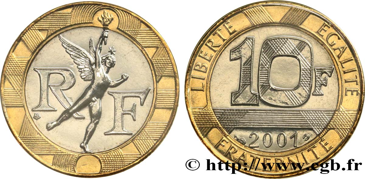 10 francs Génie de la Bastille 2001 Pessac F.375/18 ST 