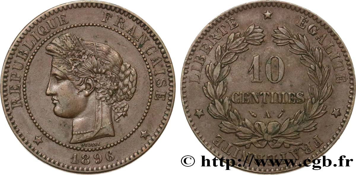 10 centimes Cérès 1896 Paris F.135/41 SS45 