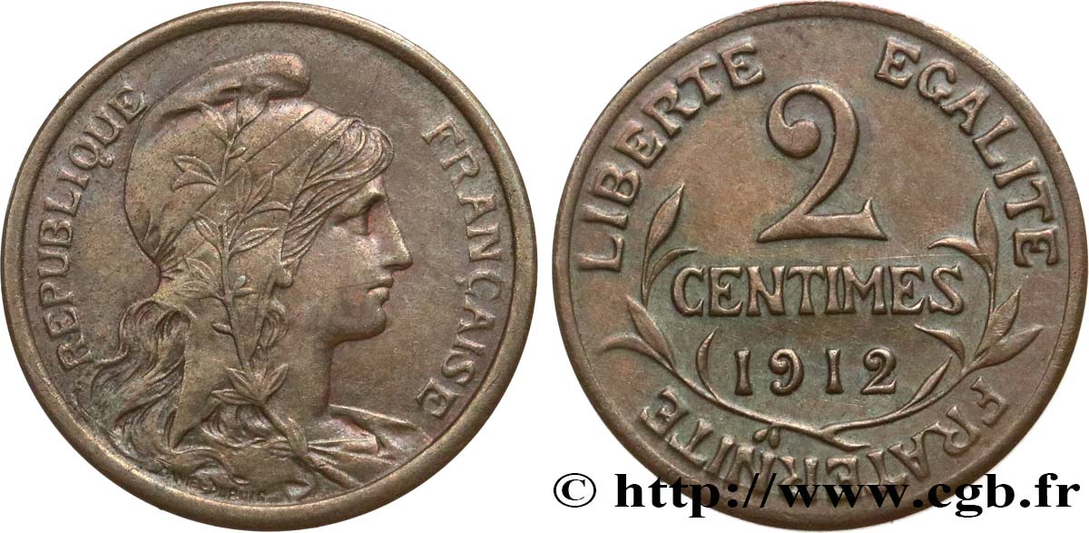 2 centimes Daniel-Dupuis 1912 Paris F.110/15 MBC45 